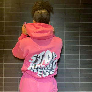 Pink Stop Being Dess Hoodie